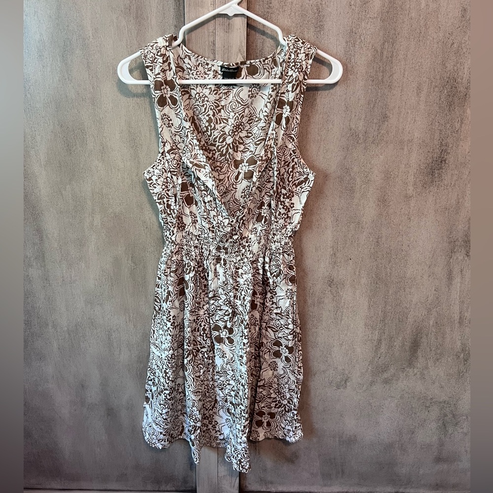 Floral Print Eddie Bouer Cotton Dress